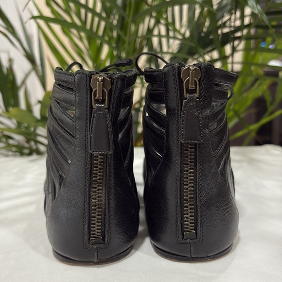 PRADA Milan Leather Lace-Up Gladiator Sandals - Picture 11 of 13